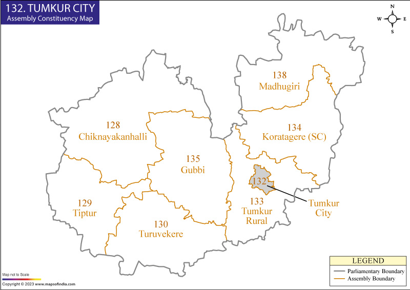 Tumkur City Election Result 2023, Tumkur District Tumkur City Vidhan