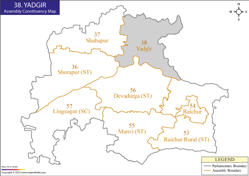Yadgir Election Result 2023, Yadgir District Yadgir Vidhan Sabha Seat