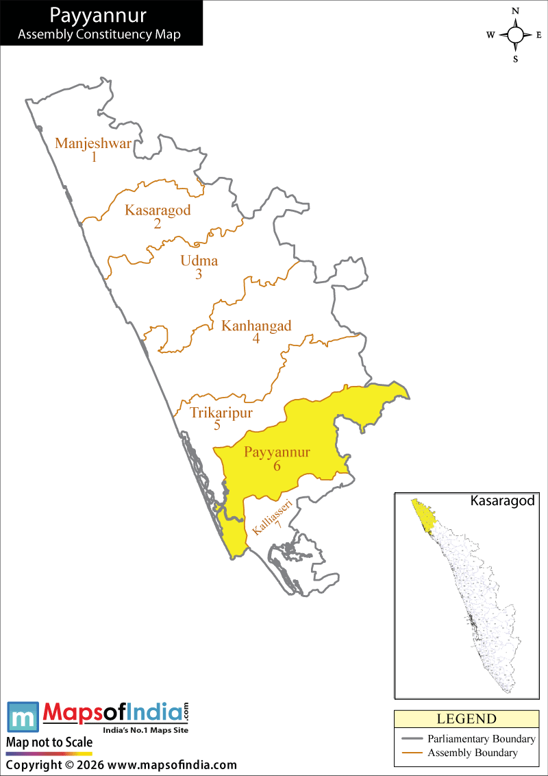 LIVE Payyanur Election Result 2026 Kannur District Payyanur Vidhan Payyannur Assembly Map 