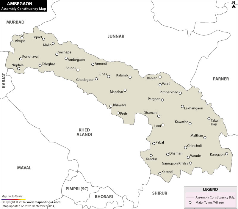 Ambegaon Assembly Constituency Map