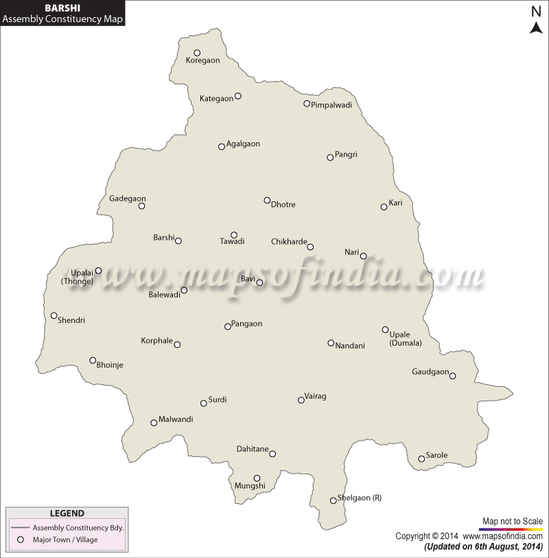 Barshi Assembly Constituency Map