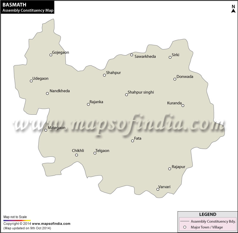 Basmath Assembly Constituency Map