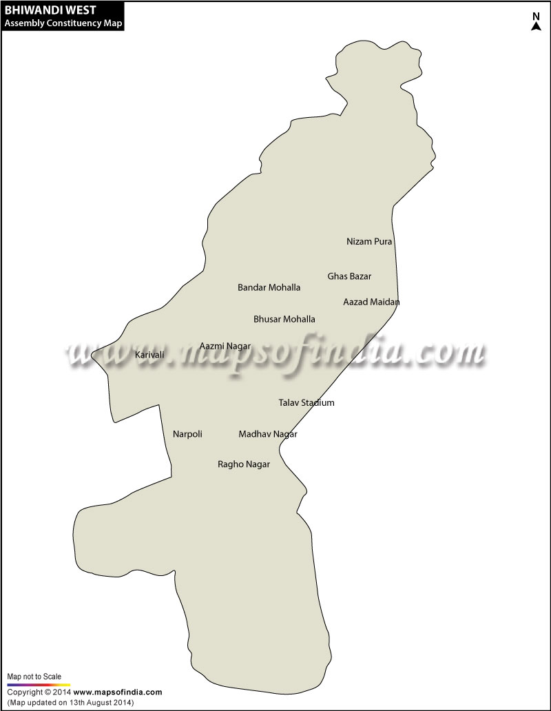 Bhiwandi West Assembly Constituency Map