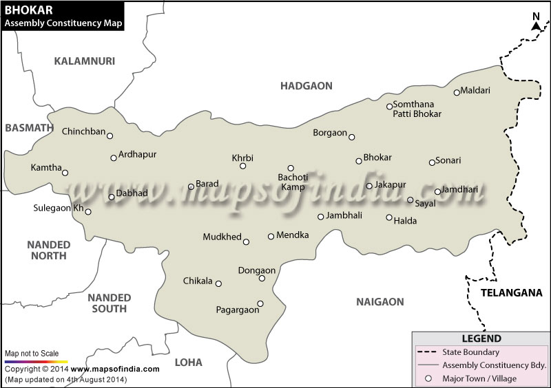 Bhokar Assembly Constituency Map