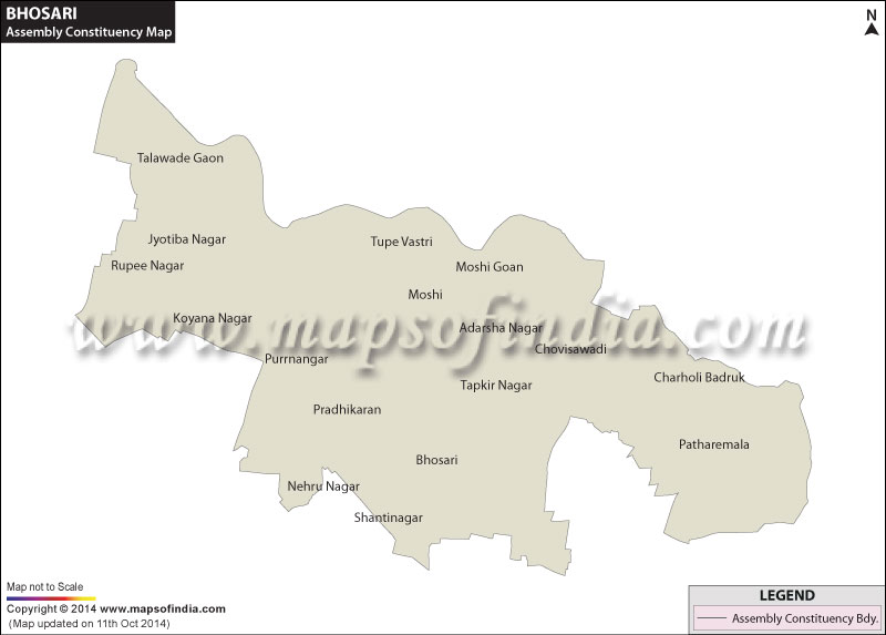 Bhosari Assembly Constituency Map