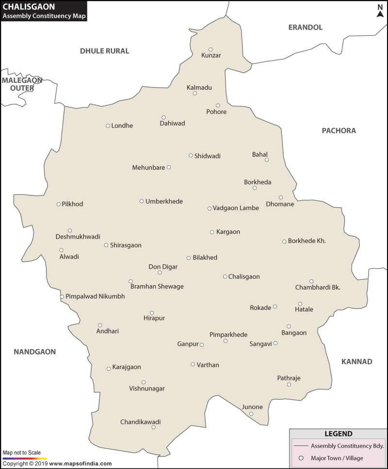 Chalisgaon Assembly Constituency Map