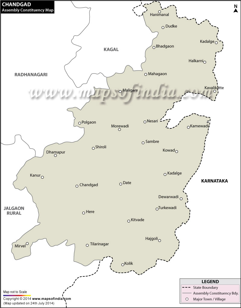 Chandgad Assembly Constituency Map