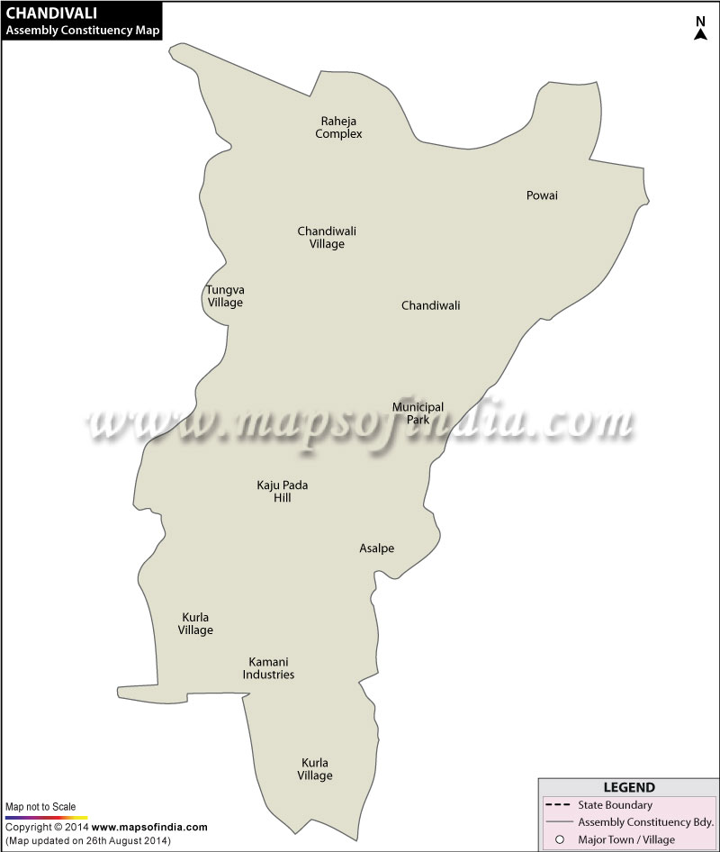 Chandivali Assembly Constituency Map