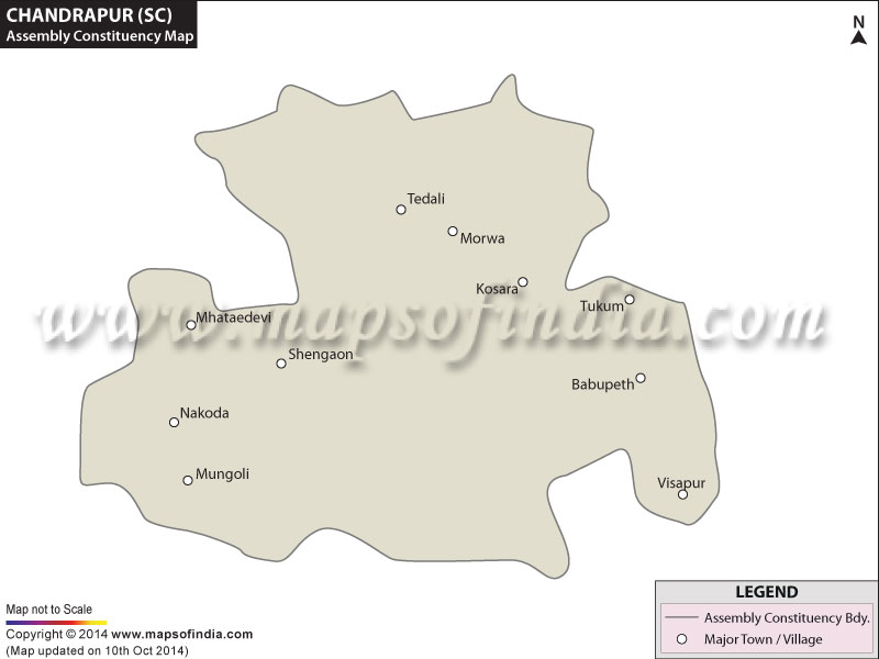 Chandrapur Assembly Constituency Map