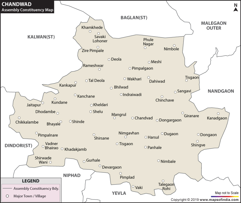 Chandwad Assembly Constituency Map