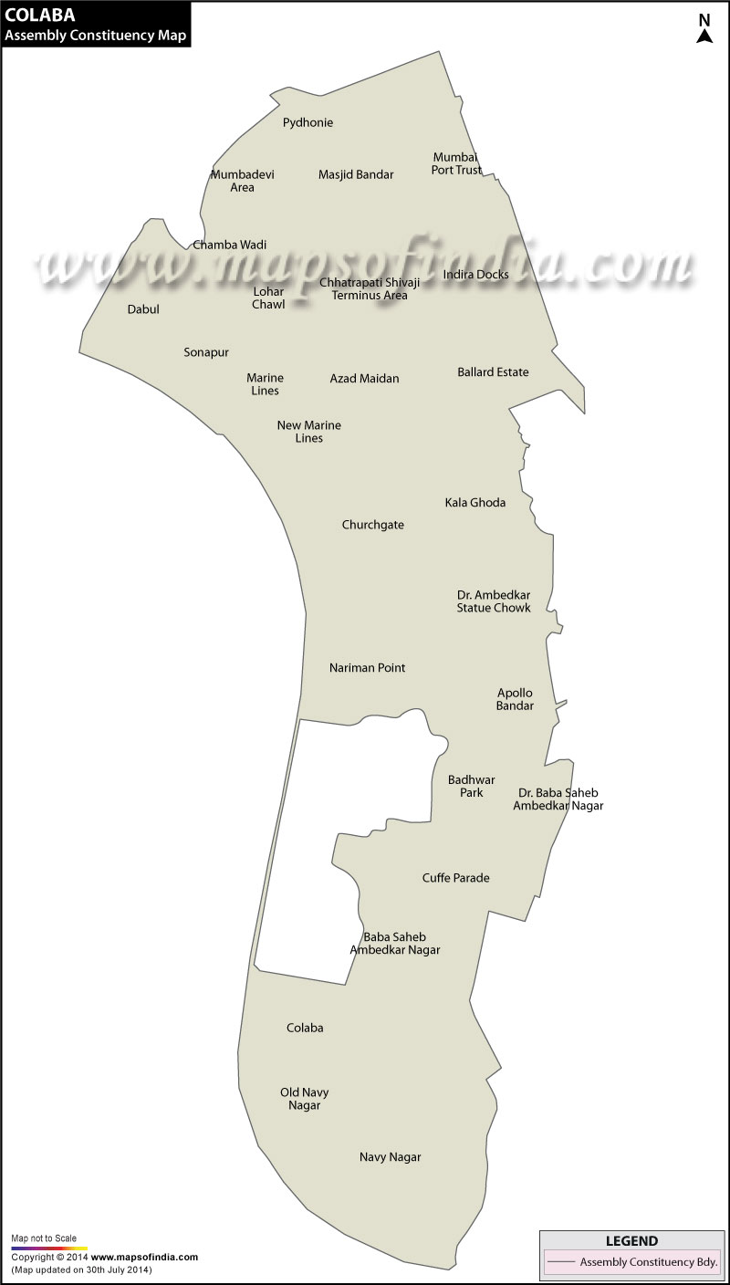 Colaba Assembly Constituency Map