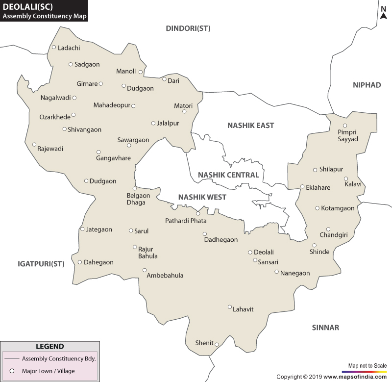 Deolali-East Assembly Constituency Map