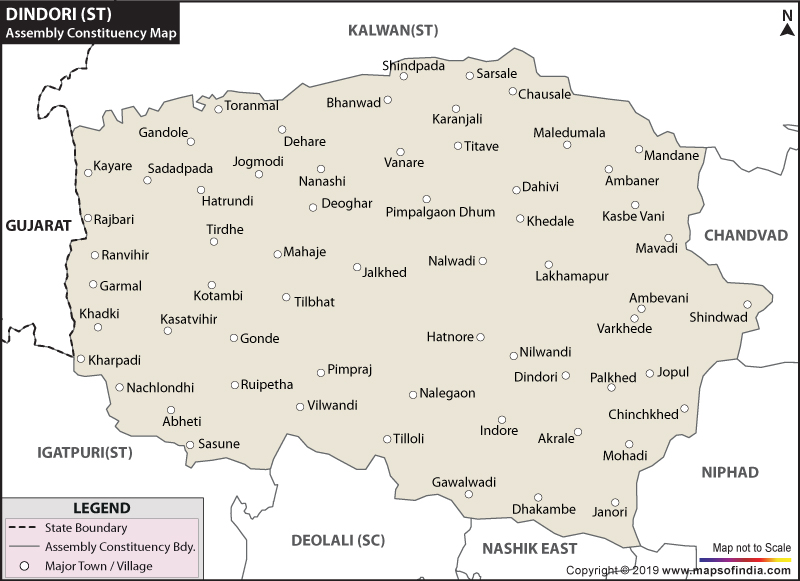 Dindori Assembly Constituency Map