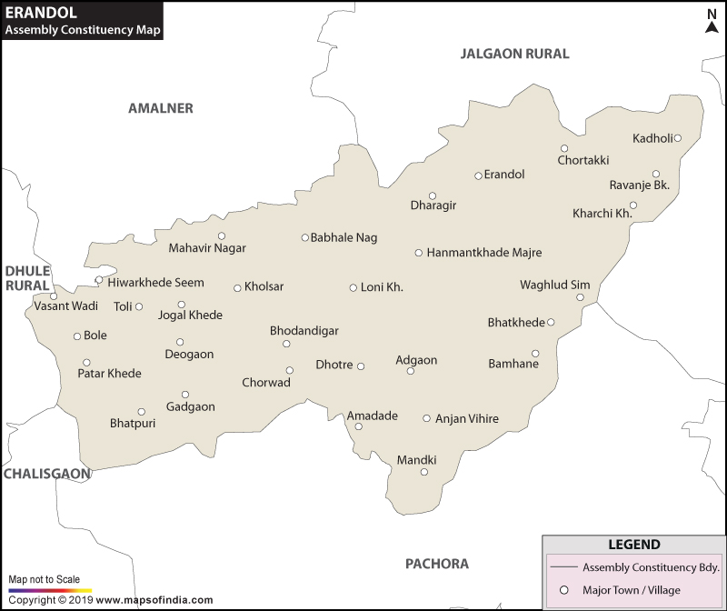 Erandol Assembly Constituency Map