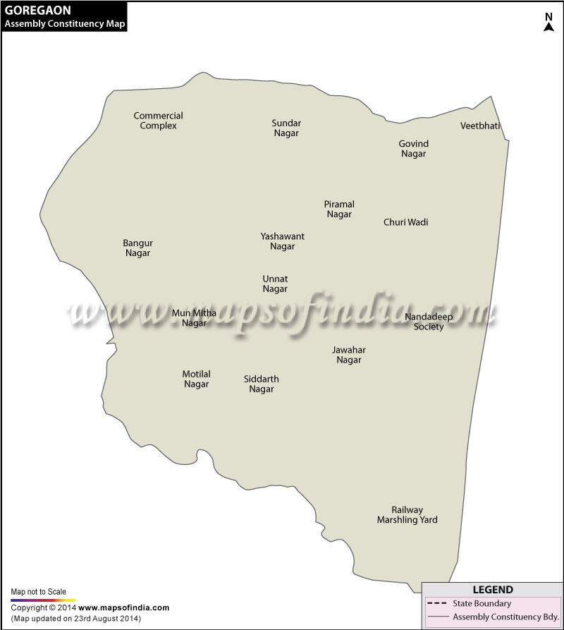 Goregaon Assembly Constituency Map