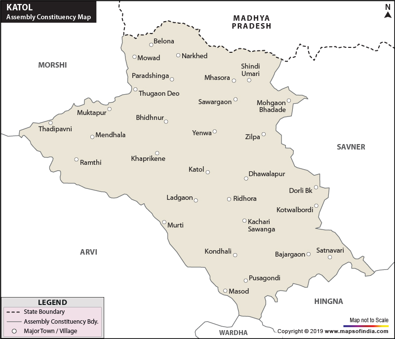 Katol Assembly Constituency Map