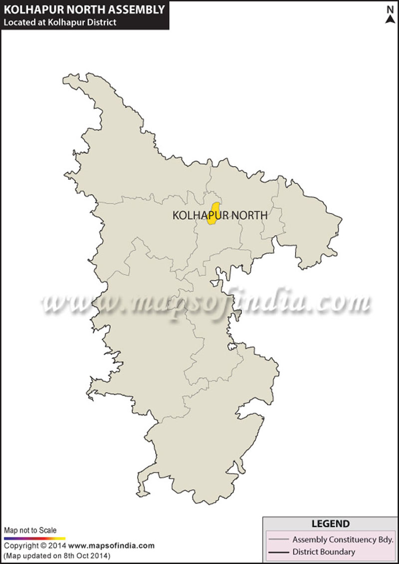 Kolhapur North Assembly Constituency Map