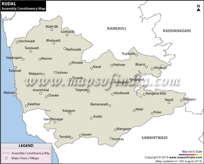 Kudal Assembly Constituency Map