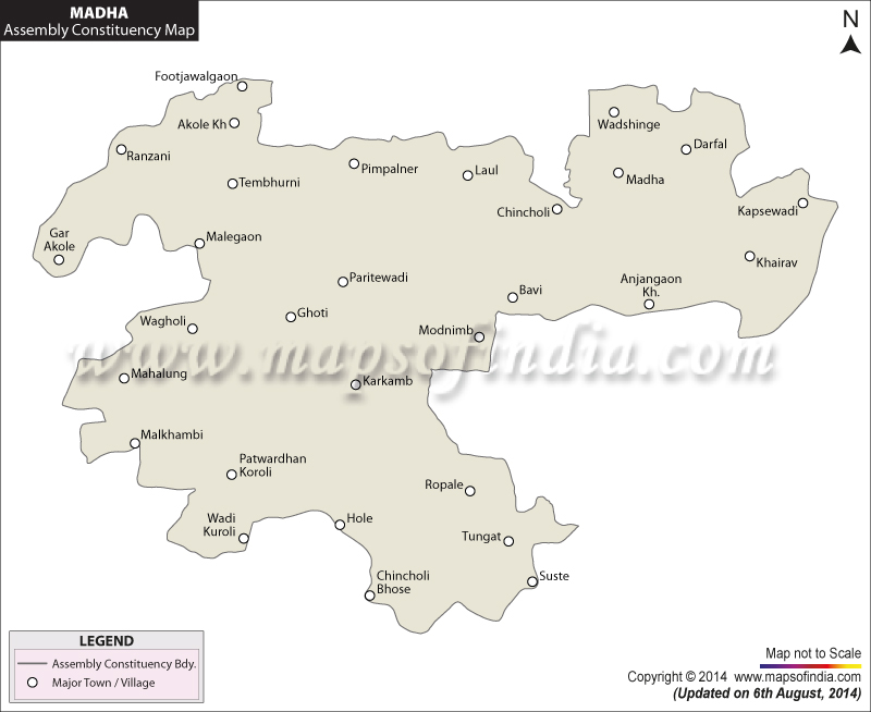 Madha Assembly Constituency Map