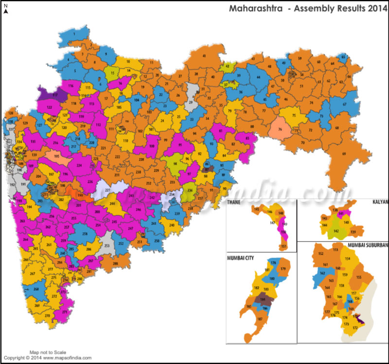 Maharashtra Assembly (Vidhan Sabha) Election Results 2019