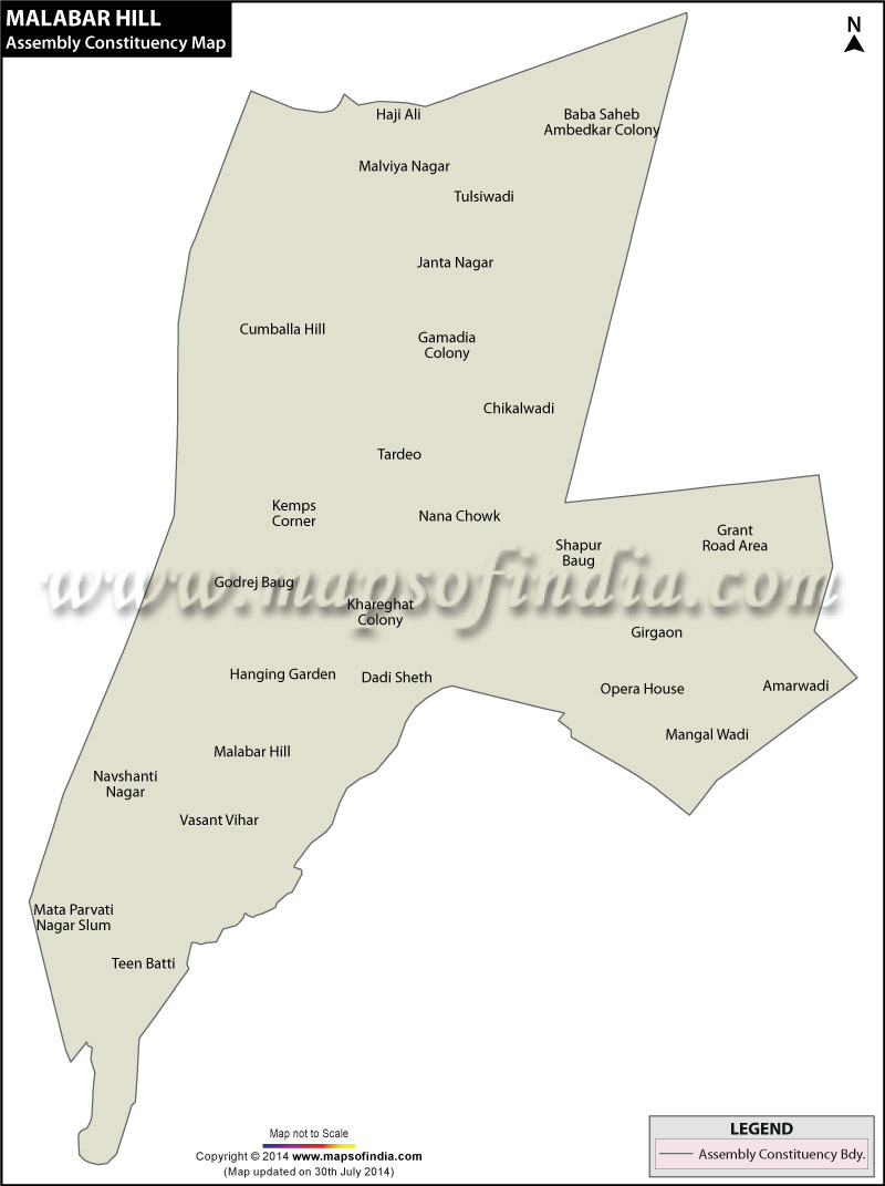 Malabar Hill Assembly Constituency Map