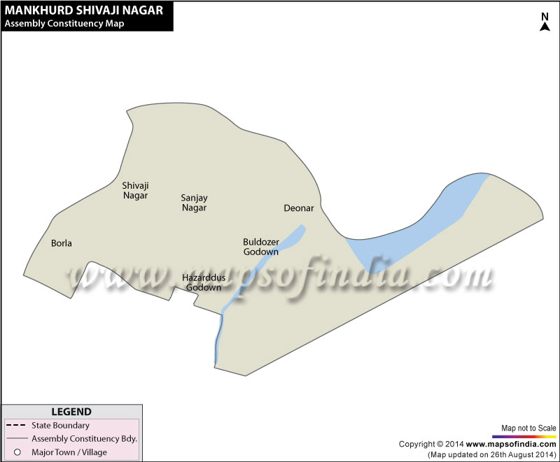 Mankhurd Shivaji Nagar Assembly Constituency Map