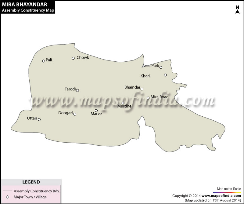 Mira Bhayandar Assembly Constituency Map