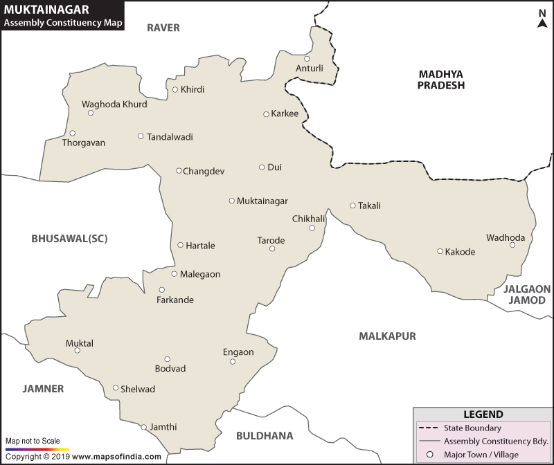 Muktainagar Assembly Constituency Map