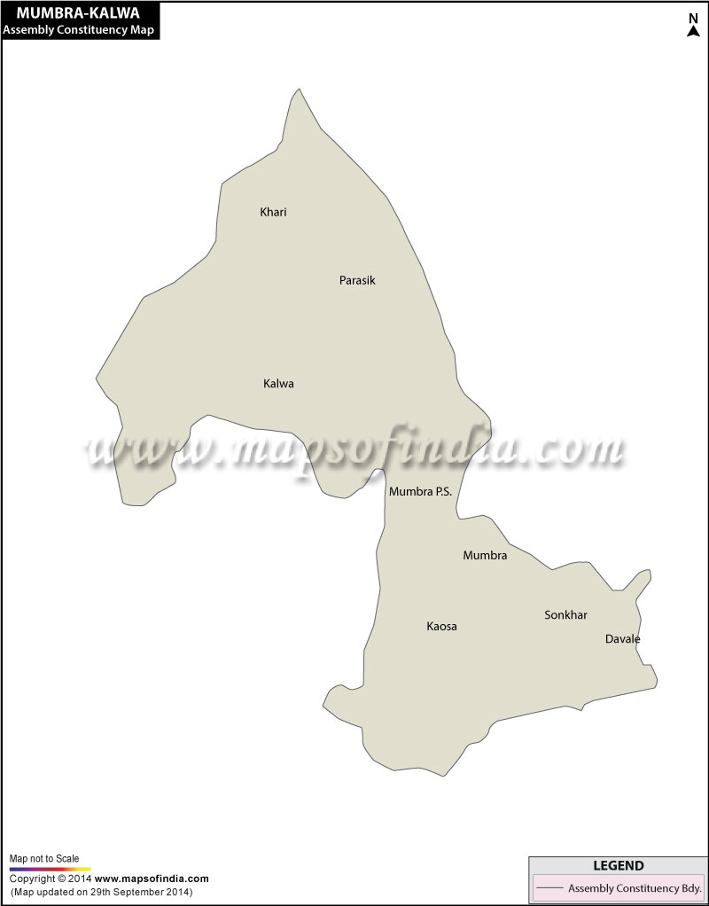 Mumbra Kalwa Assembly Constituency Map