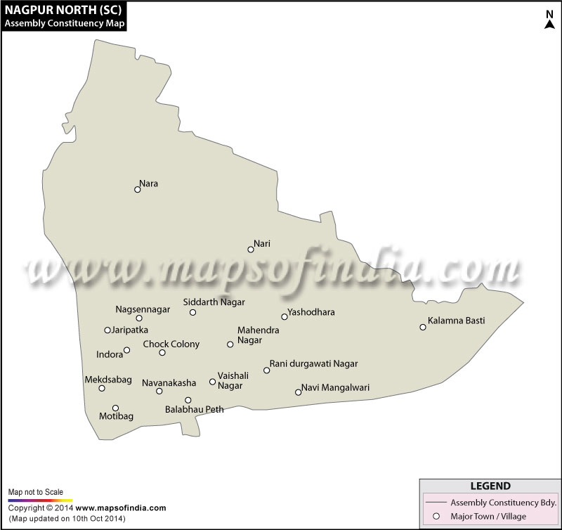 Nagpur North Assembly Constituency Map