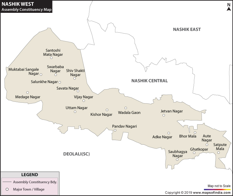 Nashik West Assembly Constituency Map