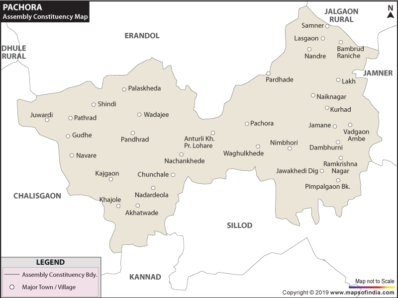 Pachor Assembly Constituency Map
