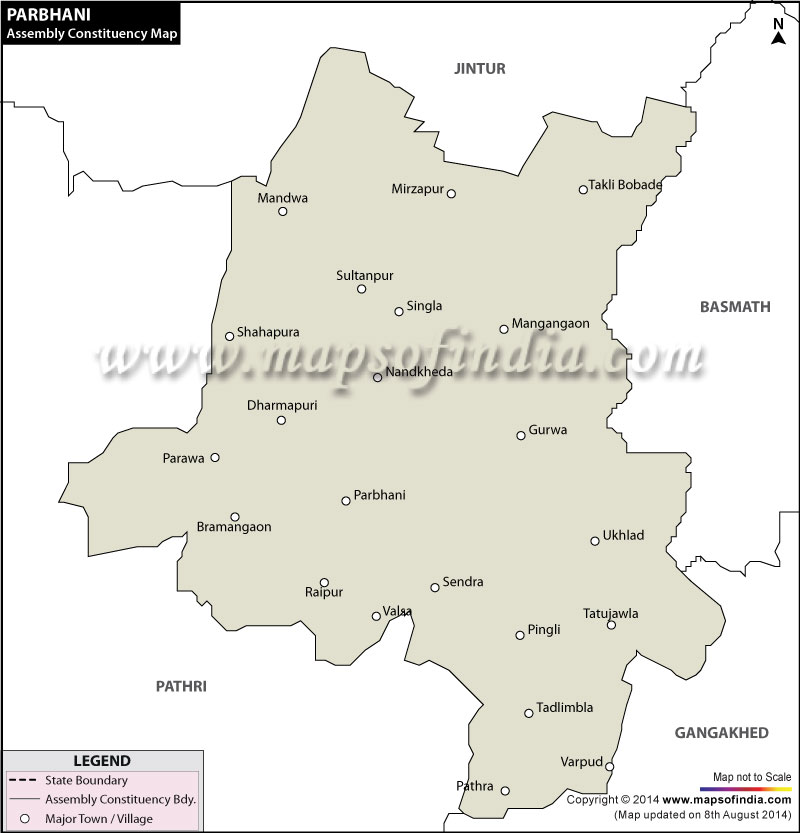 Parbhani Assembly Constituency Map