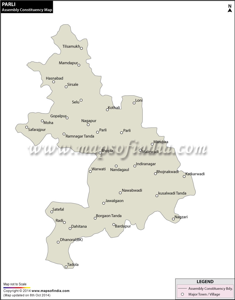 Parli Assembly Constituency Map