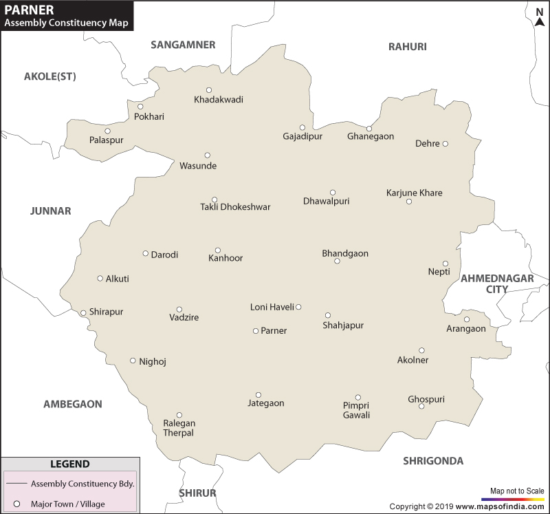 Parner Assembly Constituency Map