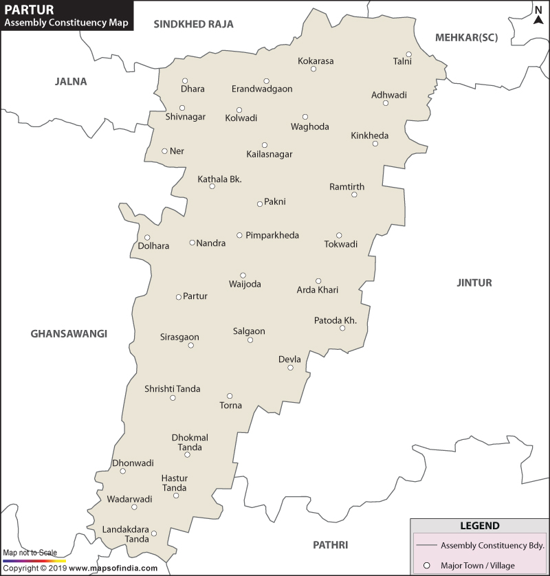 Partur Assembly Constituency Map