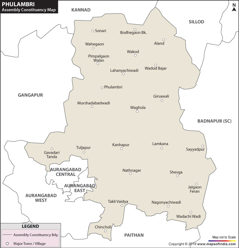 Phulambri Assembly Constituency Map