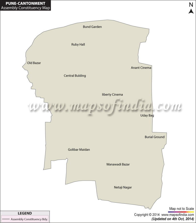 Pune Cantonment Assembly Constituency Map