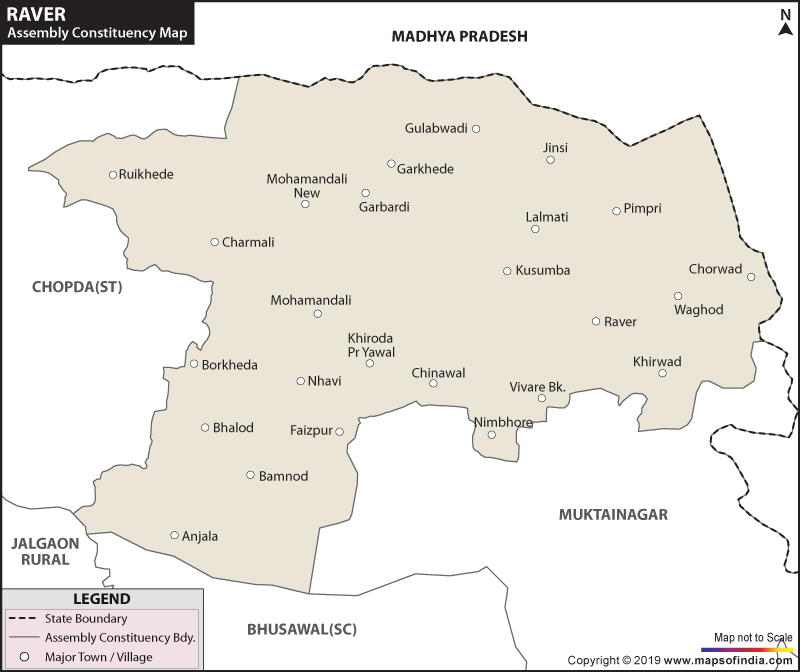 Raver Assembly Constituency Map