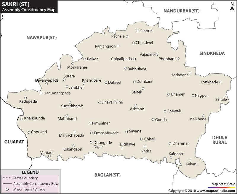 Sakri Assembly Constituency Map
