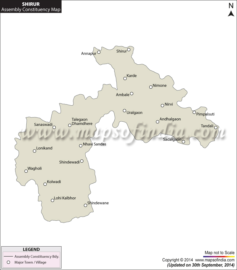 Shirur Assembly Constituency Map