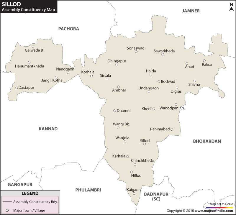 Sillod Assembly Constituency Map