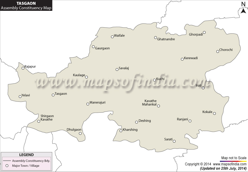 Tasgaon Assembly Constituency Map