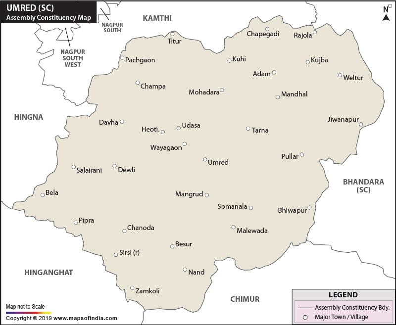 Umred Assembly Constituency Map