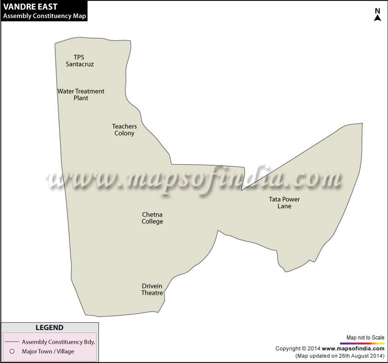 Vandre East Assembly Constituency Map