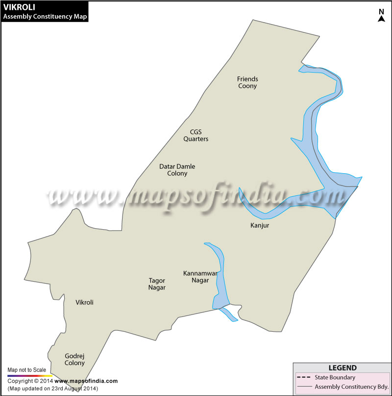 Vikhroli Assembly Constituency Map