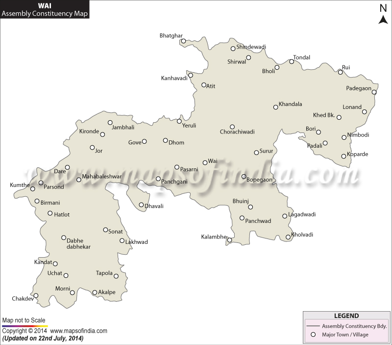 Wai Assembly Constituency Map