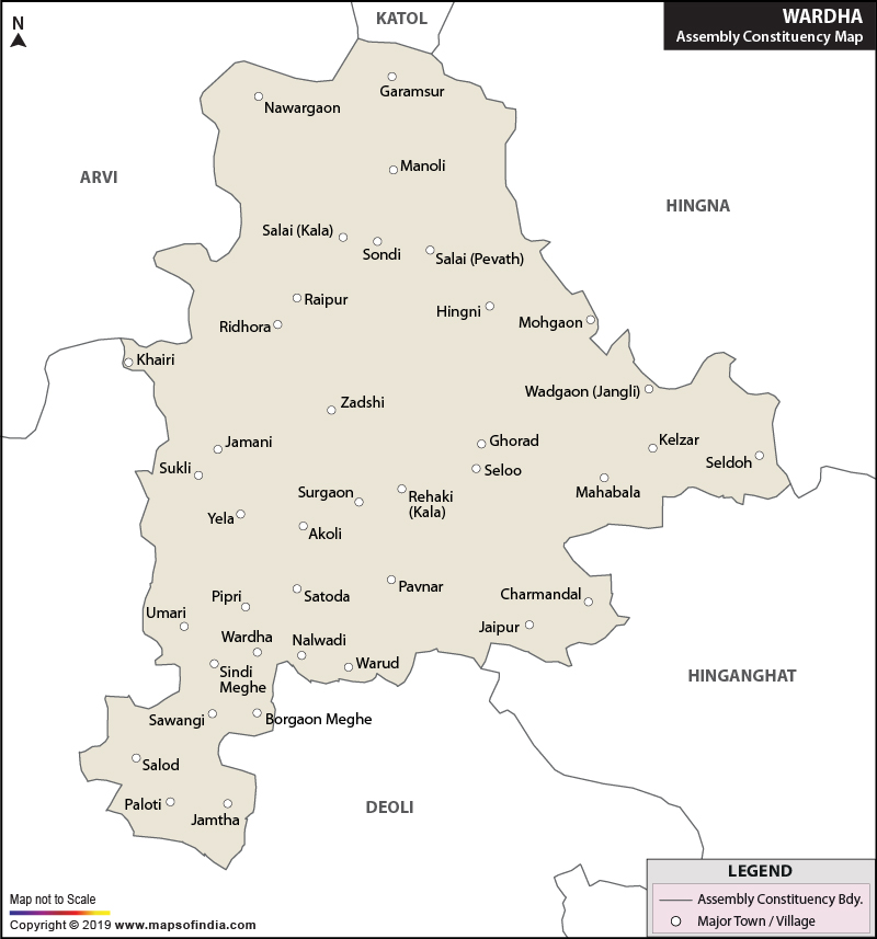 Wardha Assembly Constituency Map