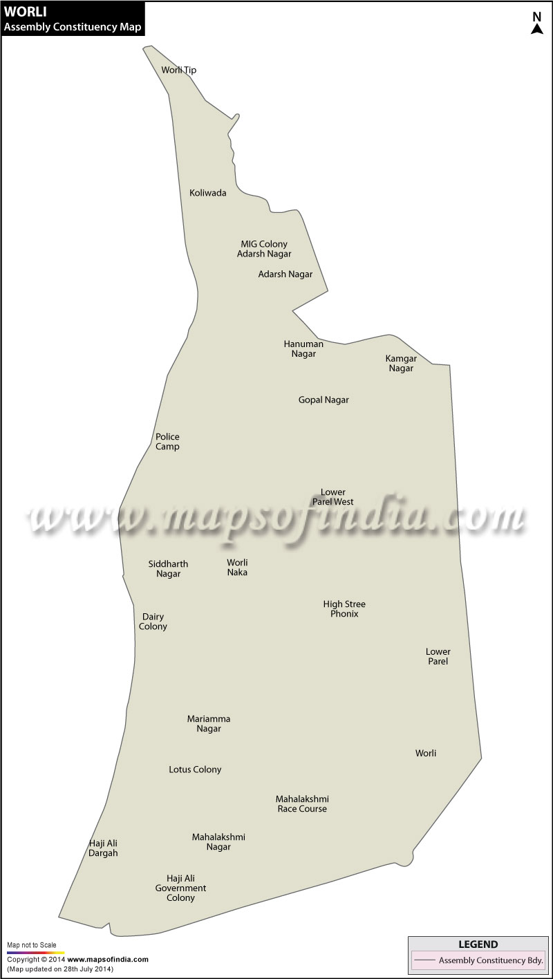 Worli Assembly Constituency Map