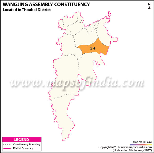 Assembly Constituency Map of Wangjing Tentha